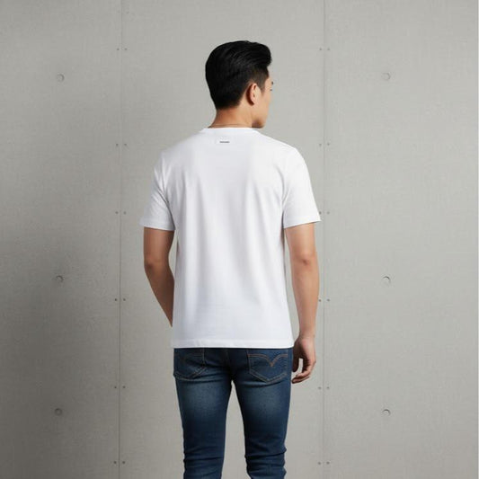 Men's or Women's Cotton Top in Crew Neck Fashionable Tee Shirt