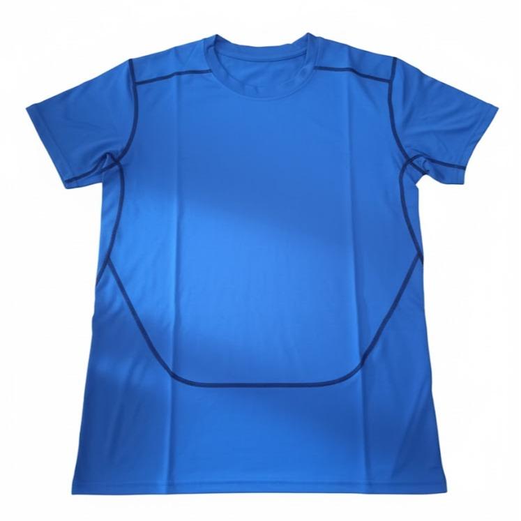 Men's Plain Tee Shirt in Royal Blue Color for Sports & Workout Activities