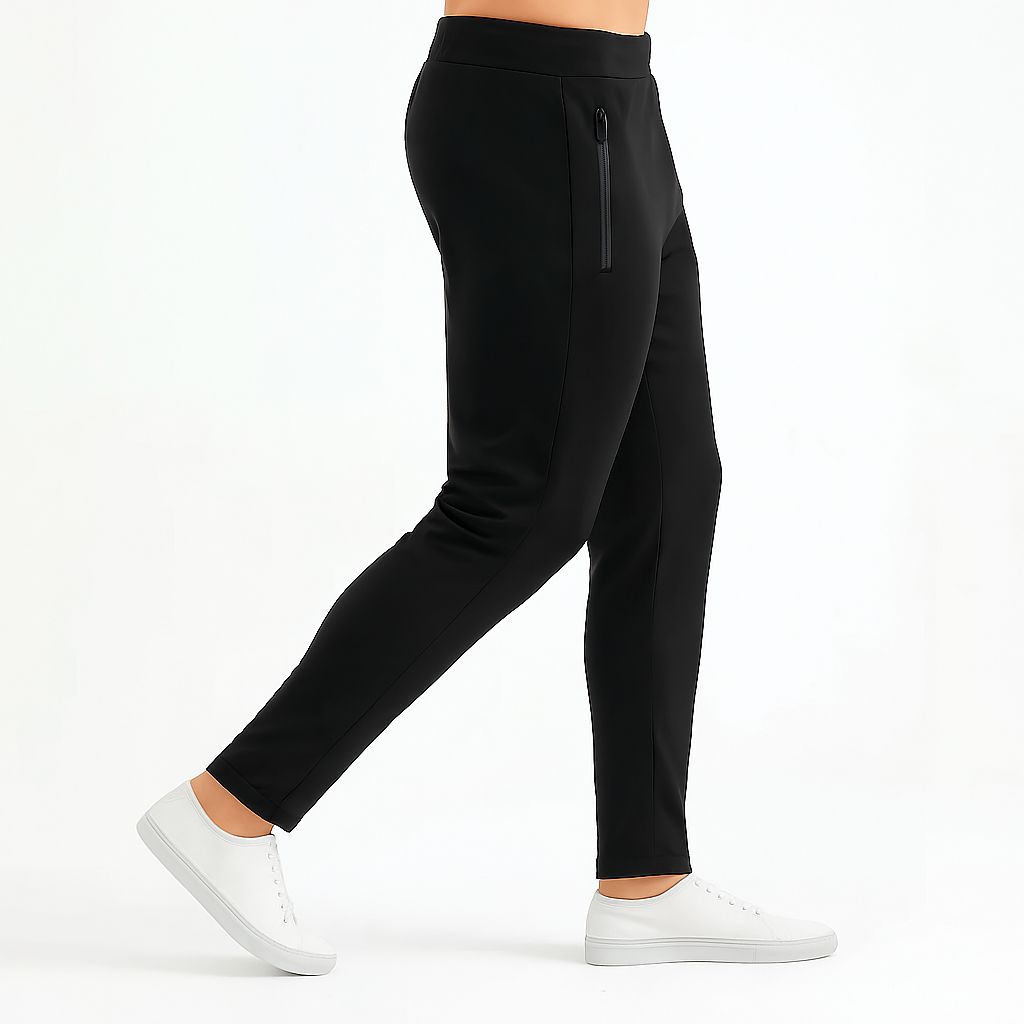 Okis Dry Fit Trouser Pants (Plain Black)