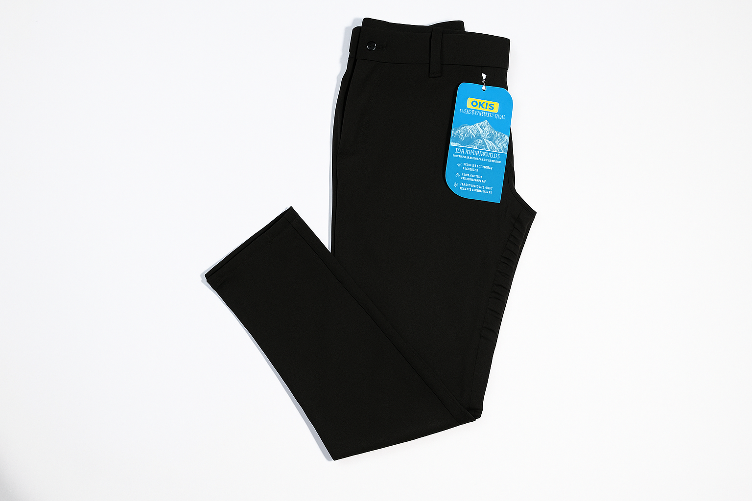 Okis Dry Fit Trouser Pants (Plain Black)