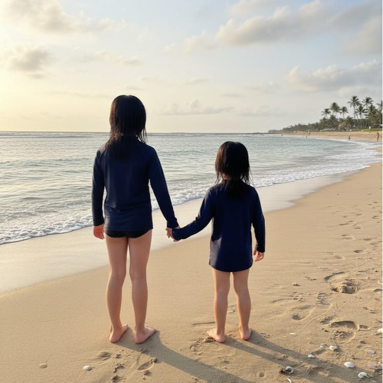 VLUCK Kids 4yrs to 8yrs Unisex Rashguard Swim Wear for Boys & Girls (#12)