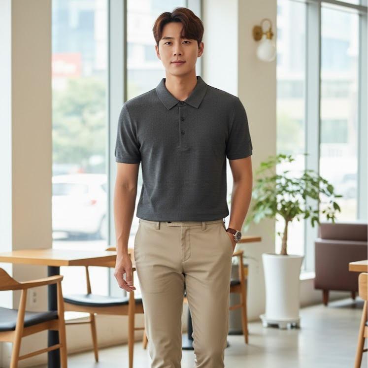 ASSORTED Men's Wear High Fashion Dry-fit Polo Shirt Korean Style Modern Comfort All Seasons Versatile Stylish for Summer