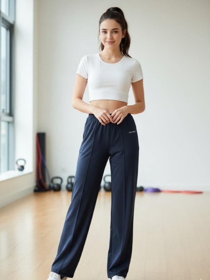 FP9292B-1 Women's Classic Ferry Pure Cotton Straight Cut Pants