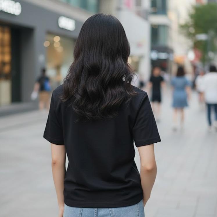 506HELLOKITTY Women's Cotton Cool-toned Bling Tee Shirt