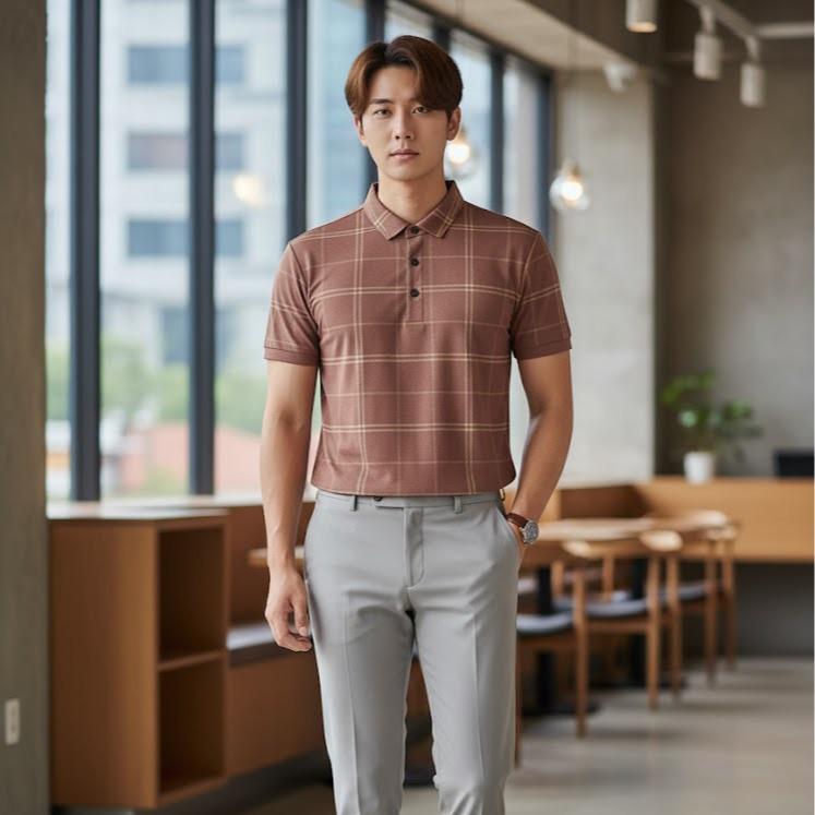 ASSORTED Men's Wear High Fashion Dry-fit Polo Shirt Korean Style Modern Comfort All Seasons Versatile Stylish for Summer