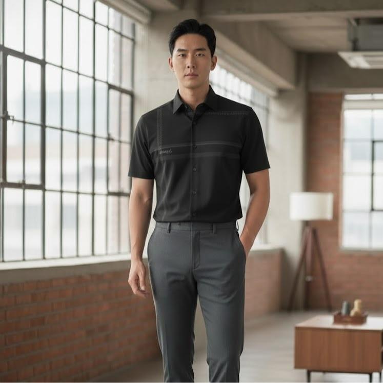 ASSORTED Men's Wear High Fashion Dry-fit Polo Shirt Korean Style with Different Logo