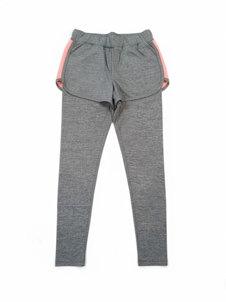 Women's Leggings with Short for Sports & Gym Fashion Wear