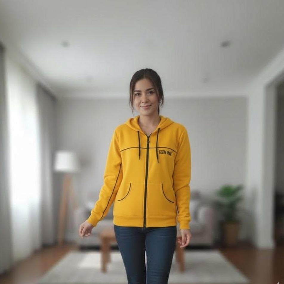 FP6231A Women's Classic Ferry Pure Cotton Shirt Sleeve Jacket with White/Yellow Lining Color