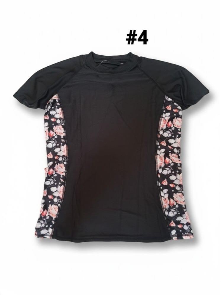 Womens Rash Guard T-shirt/Blouse Printed Design