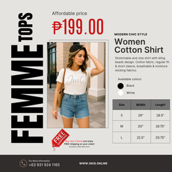 Women Cotton Shirt- Just