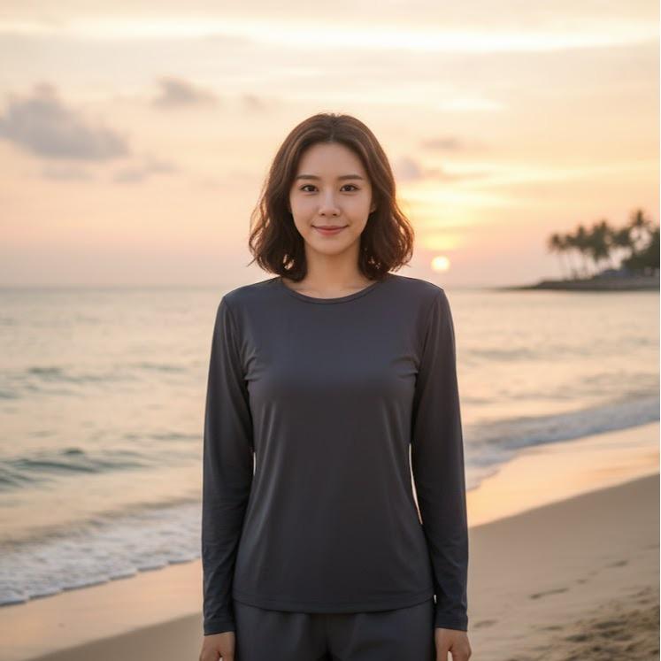 Womens Rash Guard/Longsleeve for Swimming Assorted Designs