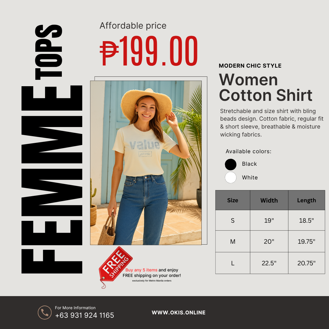 Women Cotton Shirt- Value
