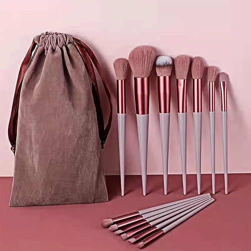 13pcs Soft Makeup Brushes Set With Sponge For Flawless Blending