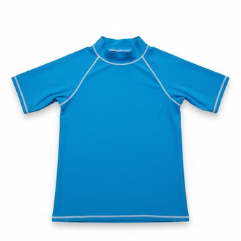 Mens Rash Guard Tutle Neck Shirt Swimwear