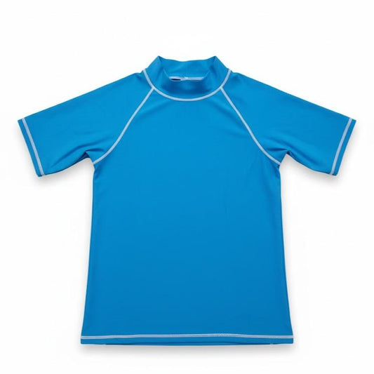 Mens Rash Guard Tutle Neck Shirt Swimwear