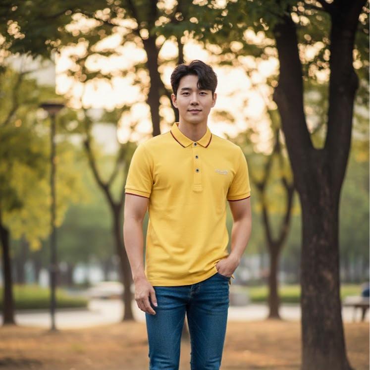 BETTER21- Men's Wear High Fashion Dry-fit Polo Shirt Korean Style with Different Logo