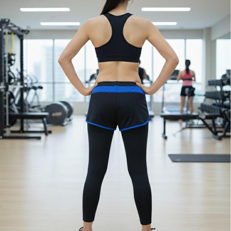 [BUY 1 GET 1 FREE} Leggings with Short- Women's Sports Wear