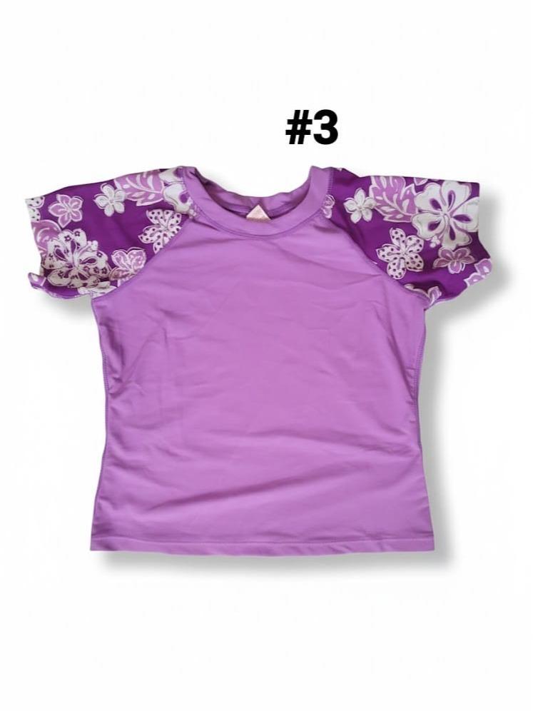 Female Kiddies Rash Guard T-shirt/Blouse Printed Design