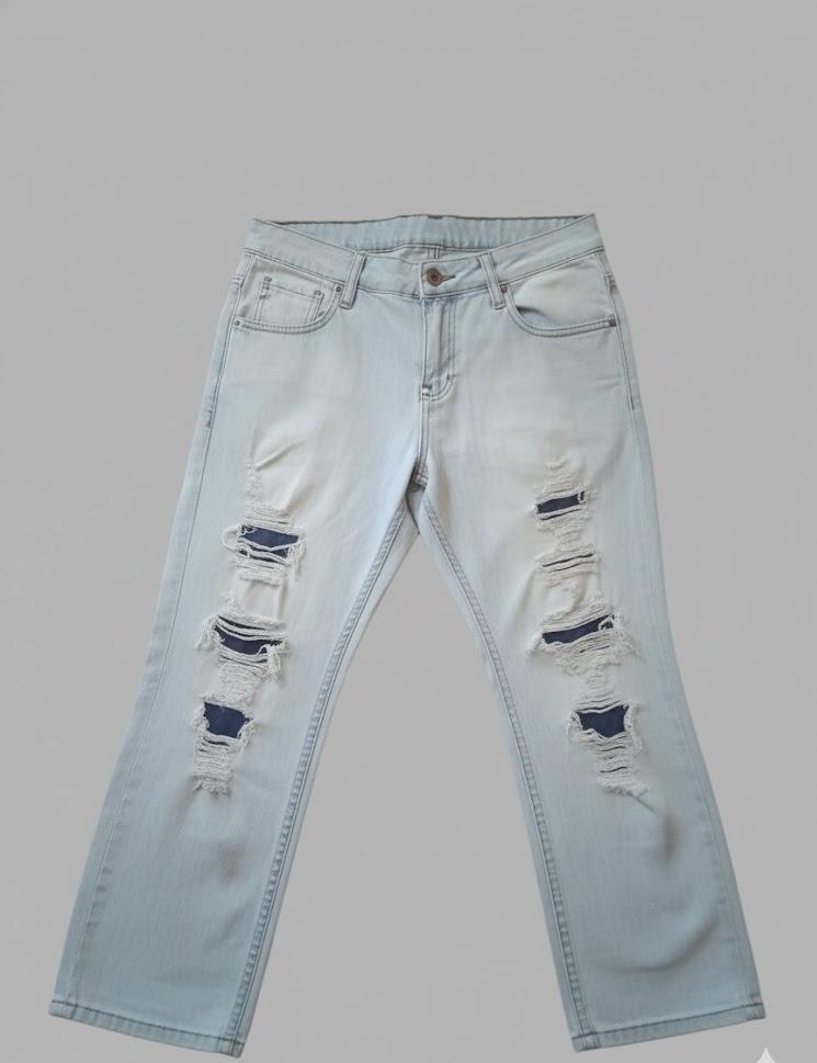Okis Collabs Denim Wear Bottoms for Fashion Wear Activities (Capri & Pants)