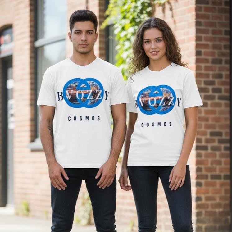 OKIS UNISEX CLOTHING Women's or Men's Shirt with Embossed Designs for Fashion Wear Activities