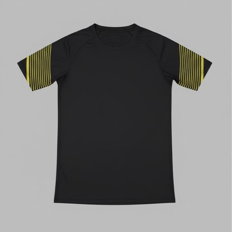 UNISEX Cotton Shirt with Stripe Lines in Different Color for Sports Activities