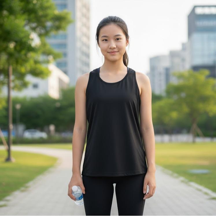 Women's Plain Sportswear/Swimming wear Compression Sando/Backless for Outdoor Activities