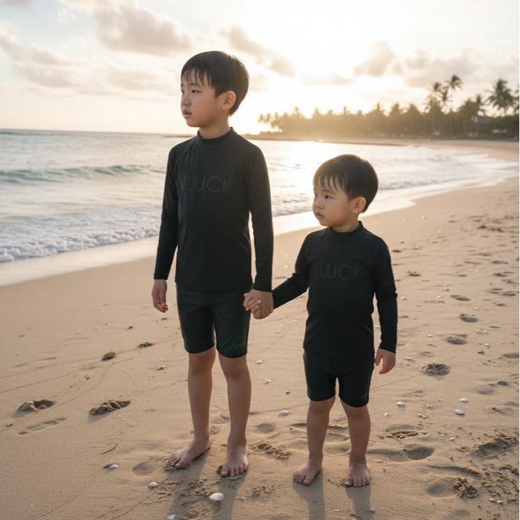 VLUCK Kids 4yrs to 8yrs Unisex Rashguard Swim Wear for Boys & Girls (#12)