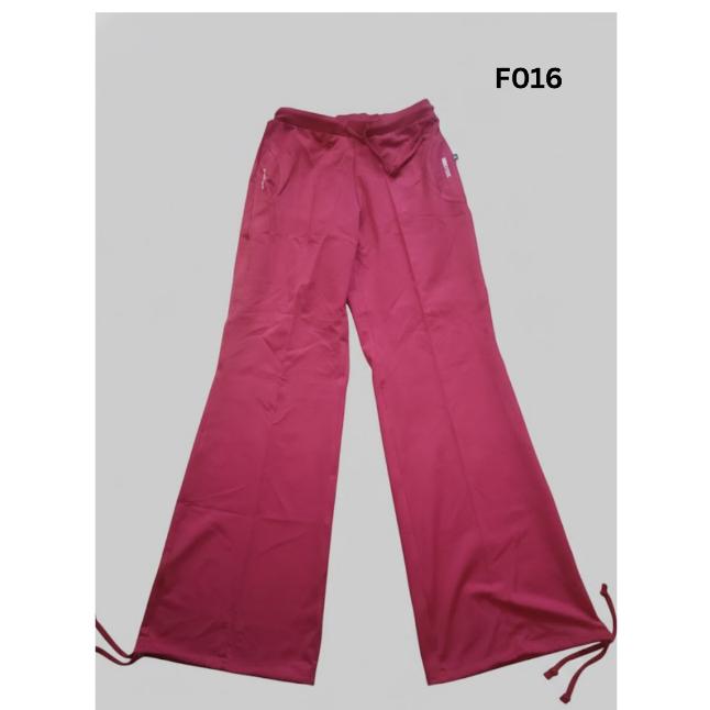 Women's STAIRGHT CUT Pants FERRY PURE COLLECTIONS Women's Top Apparel (MAROON/RED)