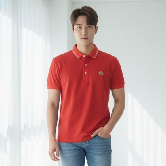 FAST OKIS COLLECTIONSSS- Men's Wear High Fashion Dry-fit Polo Shirt Korean Style with Unique Logo for Modern Comfort