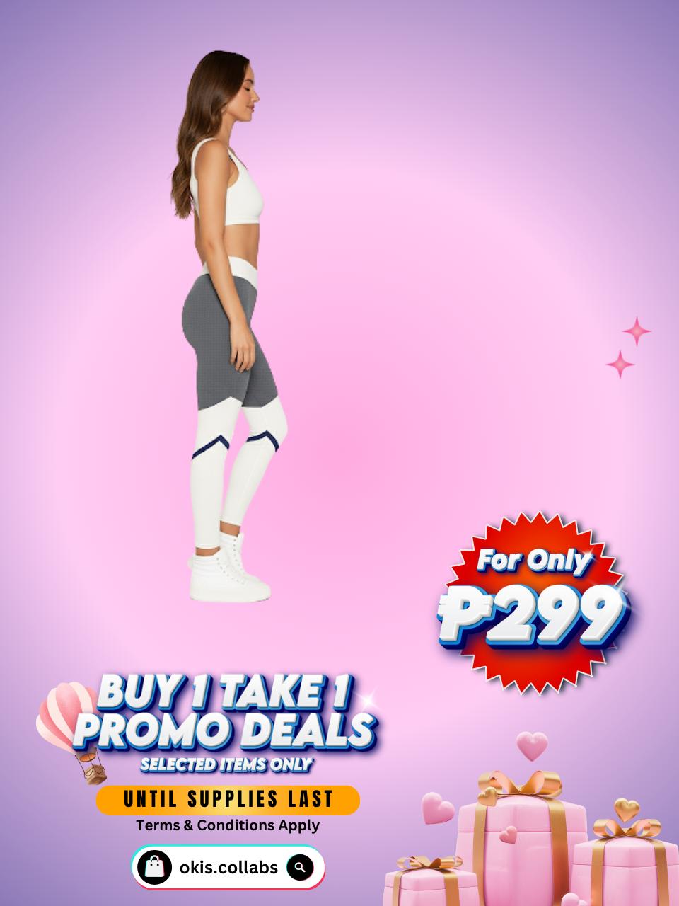 Colorblock V-Cut Active Leggings