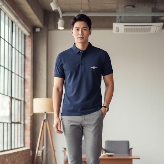 ASSORTED Men's Wear High Fashion Dry-fit Polo Shirt Korean Style with Different Logo