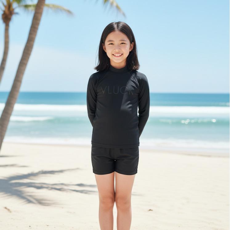 VLUCK Kids 4yrs to 8yrs Unisex Rashguard Swim Wear for Boys & Girls (#12)