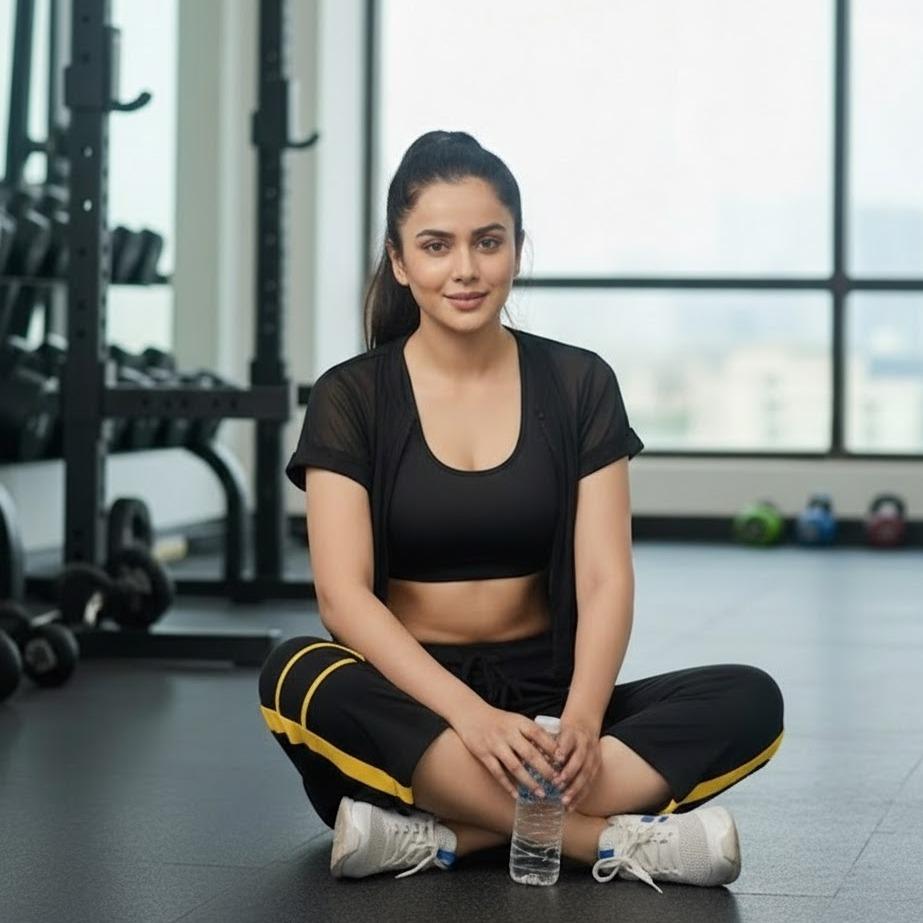 FP9219 Women's Classic Cotton Capri Pants with Blue or Yellow Lining