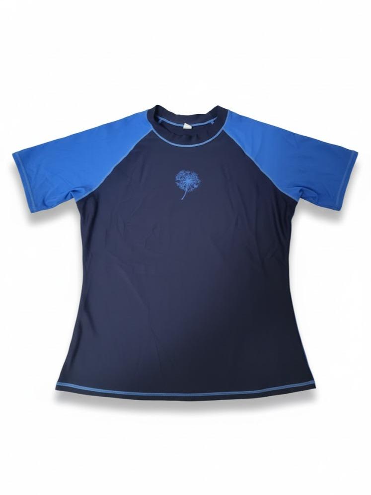 Womens Rash Guard with Dandilion Design Swim Wear Tshirt