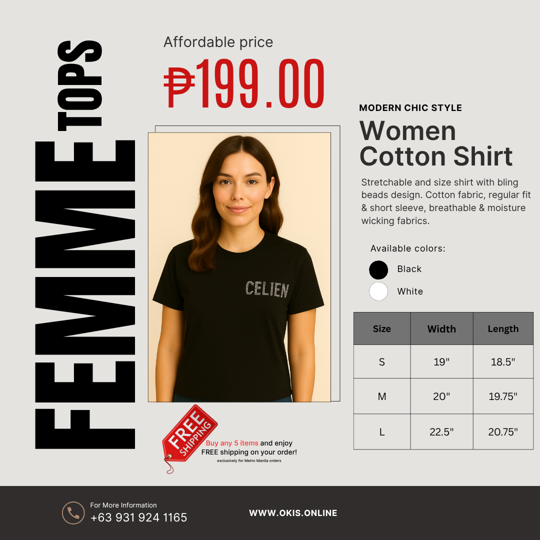 Women Cotton Shirt- Celien