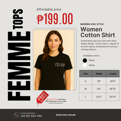 Women Cotton Shirt- Celien
