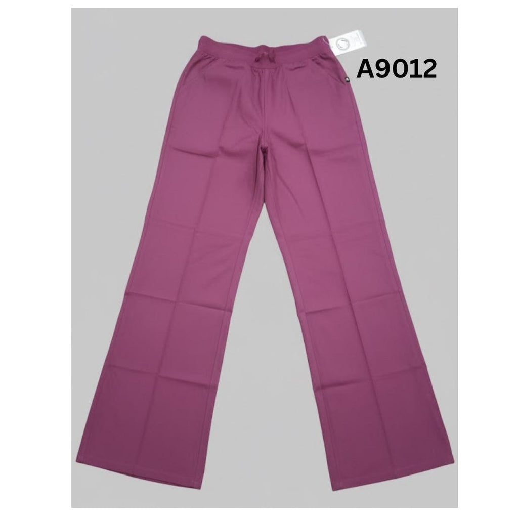 Women's STAIRGHT CUT Pants FERRY PURE COLLECTIONS Women's Top Apparel (MAROON/RED)