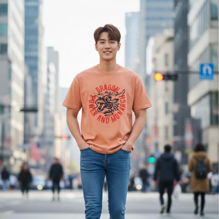 Men's High Fashion T-shirt in Black Color for Stylish Outfits