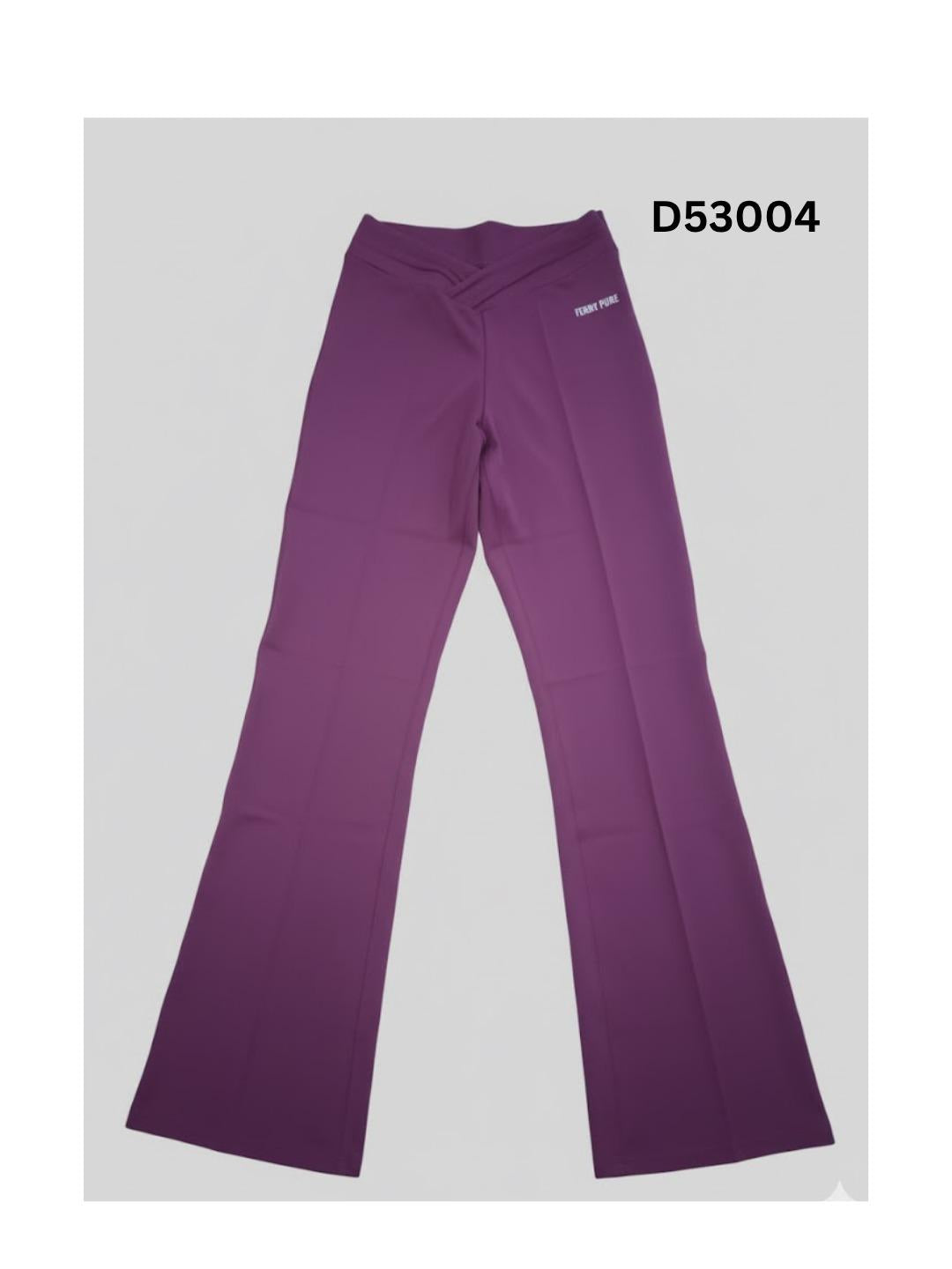 Women's STAIRGHT CUT Pants FERRY PURE COLLECTIONS Women's Top Apparel (MAROON/RED)