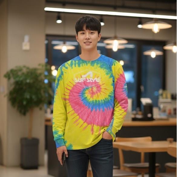 Men's Printed Rash Guard/Longsleeve for Swimming & Fashion Activity