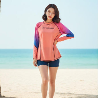 Women's Attarco Collections Swiming RASH GUARD Longsleeve (#3)