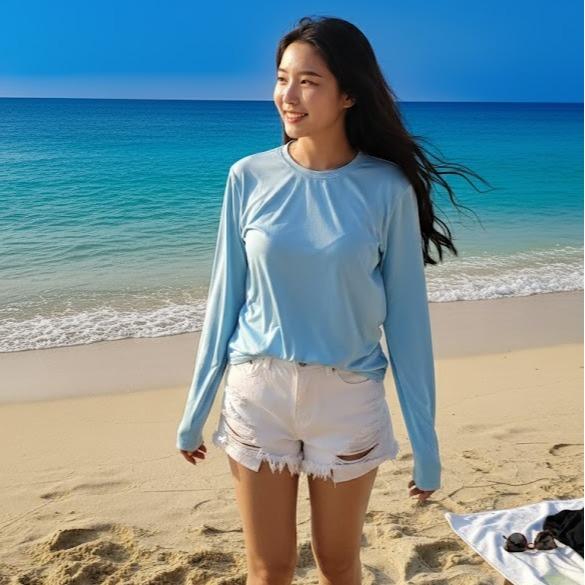 INGEAR Women's Longsleeve for Active Sports Wear/Swim Wear Assorted Colors