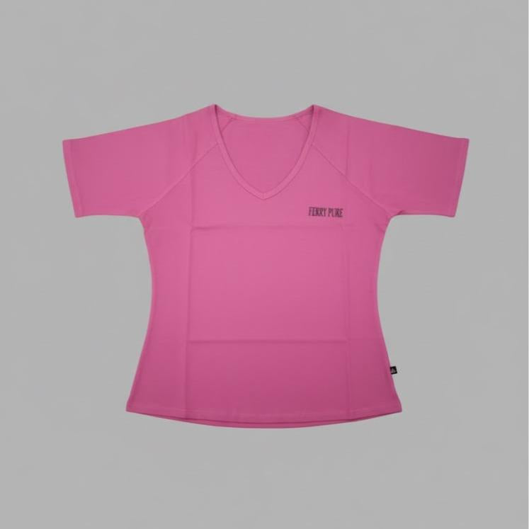 FP5765B Women's Classic Ferry Pure Cotton TOP Tshirt for Sports Wear