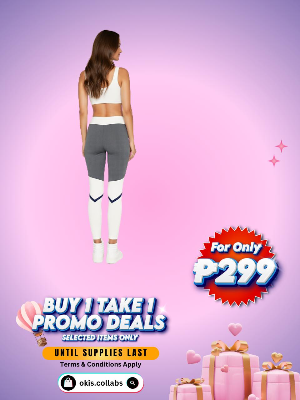 Colorblock V-Cut Active Leggings