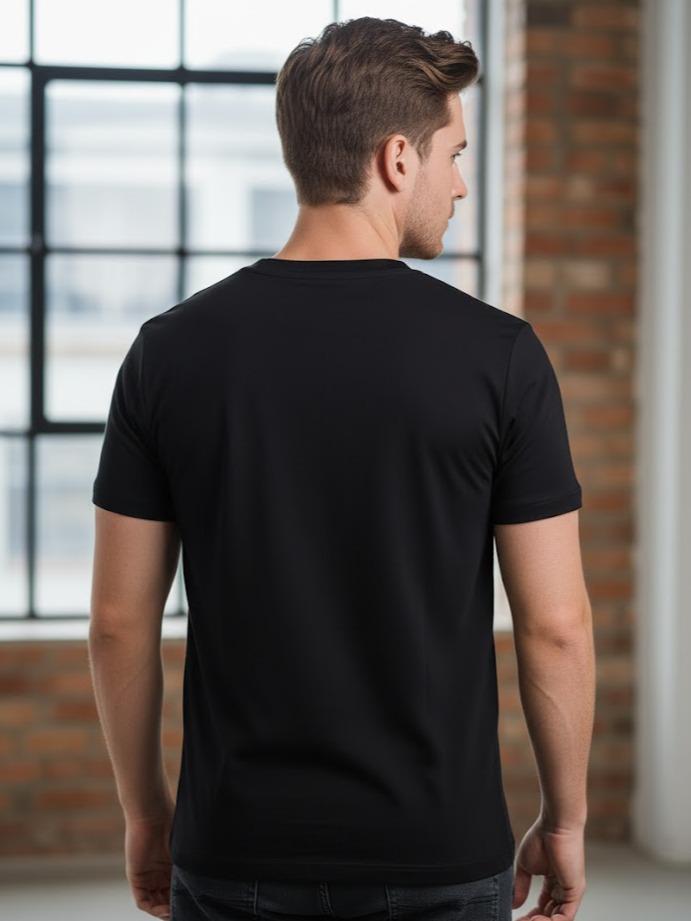 Men's or Women's Cotton Top in Crew Neck Fashionable Tee Shirt