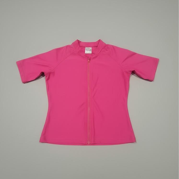 Female Kiddies Rash Guard T-shirt/Blouse Plain for Swimming (9 to 14yrs. old)
