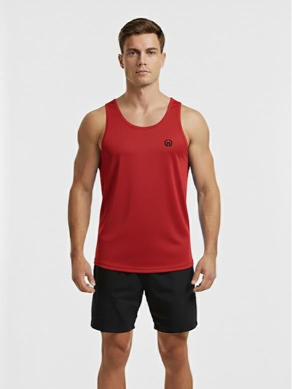 Men's Jersey Gym Sports Round Neck Sando Assorted Color Top for Athletic Wear