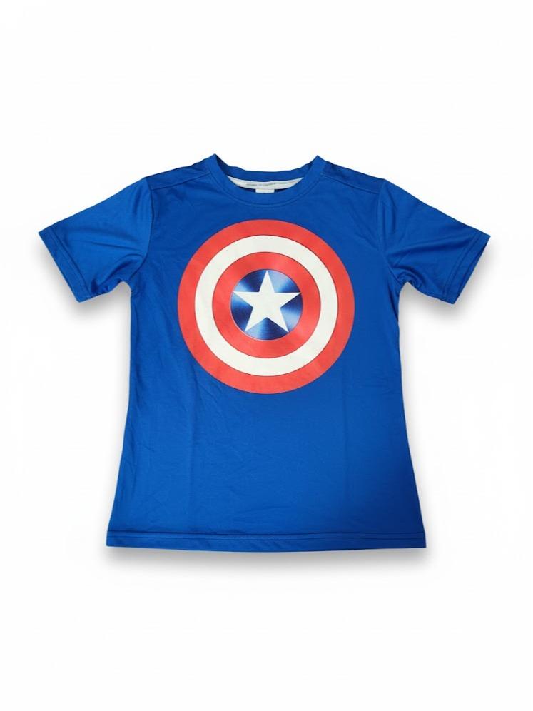 Male Kiddies Rash Guard T-shirt Super Hero Printed Design (8-14 YRS OLD)