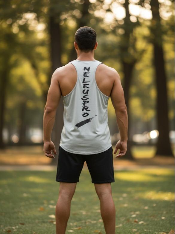 Men's Jersey Gym Sports Round Neck Sando Assorted Color Top for Athletic Wear (#2)