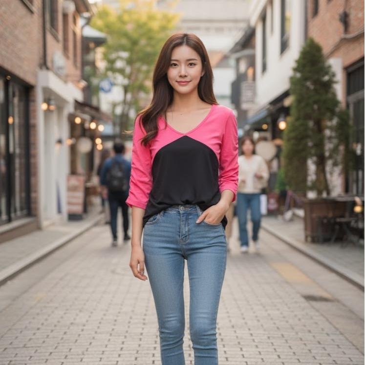Okis Collabs RUNDO Collections Women's Loose-Fitting Blouse/Shirt in Stylish Fashion Preferences